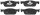 TRW GDB2157 Bremsbelagsatz, Scheibenbremse