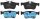 TRW GDB2168 Bremsbelagsatz, Scheibenbremse
