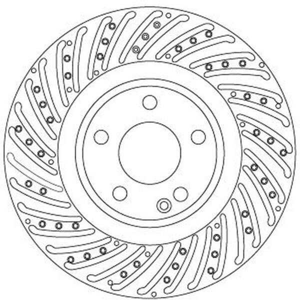 TRW DF6633S Bremsscheibe