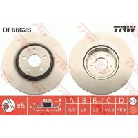 TRW DF6662S Bremsscheibe