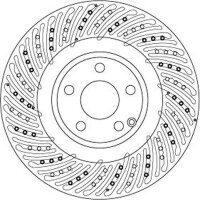 TRW DF6674S Bremsscheibe