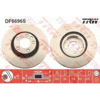 TRW DF6696S Bremsscheibe