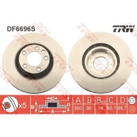 TRW DF6696S Bremsscheibe