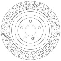 TRW DF6822S Bremsscheibe