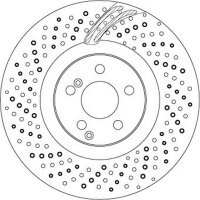 TRW DF6862S Bremsscheibe