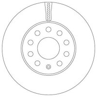 TRW DF6903S Bremsscheibe