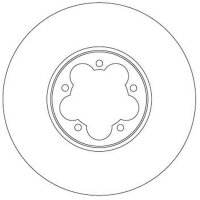TRW DF6921S Bremsscheibe