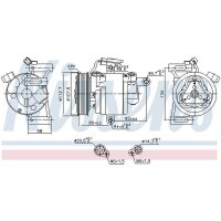 NISSENS 890649 Kompressor, Klimaanlage