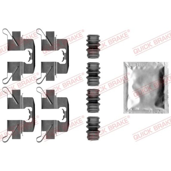 QUICK BRAKE 109-0047 Zubehörsatz, Scheibenbremsbelag