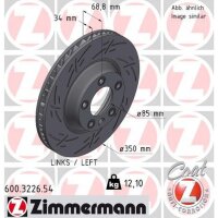 ZIMMERMANN 600.3226.54 Bremsscheibe