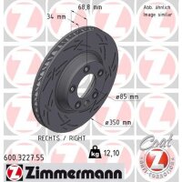 ZIMMERMANN 600.3227.55 Bremsscheibe