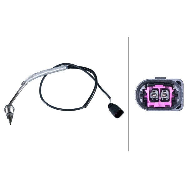 HELLA 6PT 014 494-261 Sensor, Abgastemperatur