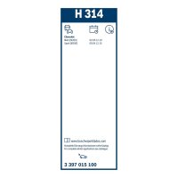 BOSCH 3 397 015 100 Wischblatt