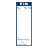 BOSCH 3 397 015 107 Wischblatt