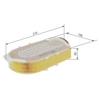 BOSCH F 026 400 599 Luftfilter