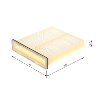 BOSCH 1 987 435 037 Filter, Innenraumluft