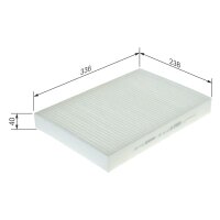 BOSCH 1 987 435 103 Filter, Innenraumluft