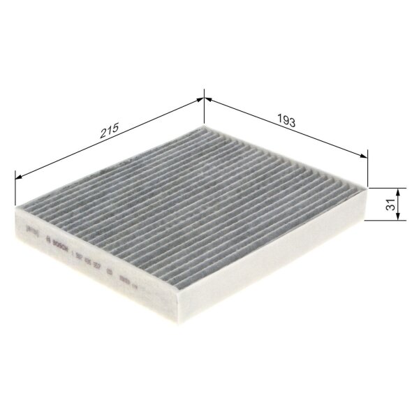 BOSCH 1 987 435 557 Filter, Innenraumluft
