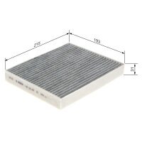 BOSCH 1 987 435 557 Filter, Innenraumluft