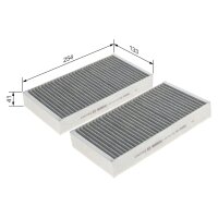 BOSCH 1 987 435 585 Filter, Innenraumluft