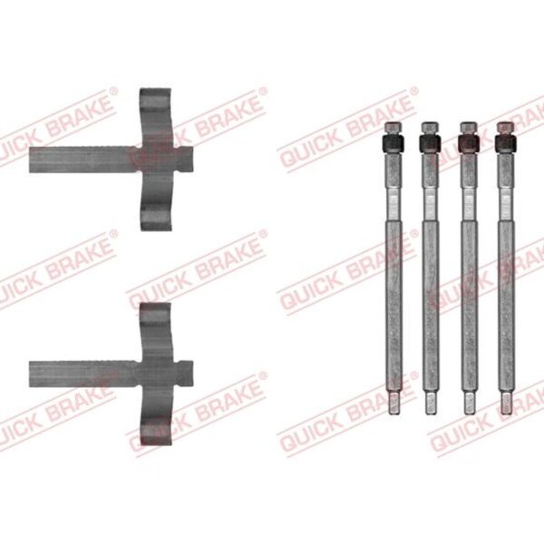 QUICK BRAKE 109-0059 Zubehörsatz, Scheibenbremsbelag