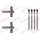QUICK BRAKE 109-0059 Zubehörsatz, Scheibenbremsbelag