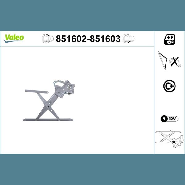 VALEO 851602 Fensterheber