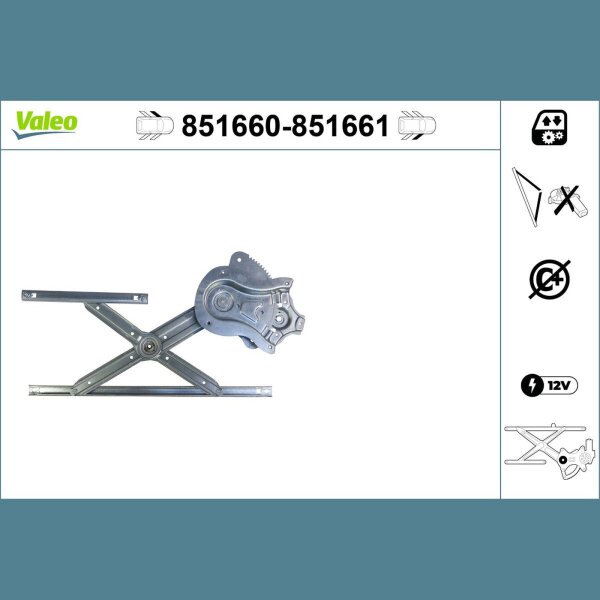 VALEO 851660 Fensterheber