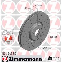ZIMMERMANN 150.2947.52 Bremsscheibe