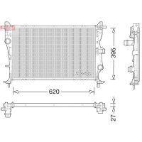 DENSO DRM06038 Kühler, Motorkühlung