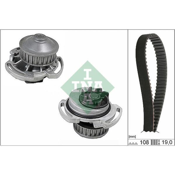 Schaeffler INA 530 0717 30 Wasserpumpe + Zahnriemensatz