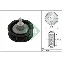 Schaeffler INA 532 0909 10 Umlenk-/Führungsrolle,...