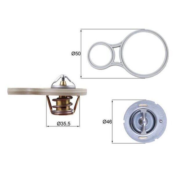 MAHLE TX 255 91 Thermostat, Kühlmittel