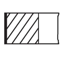 MAHLE 040 RS 10012 0N0 Kolbenringsatz