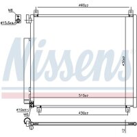 NISSENS 941170 Kondensator, Klimaanlage