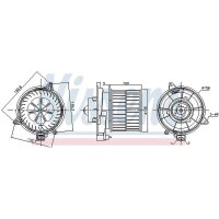 NISSENS 87311 Innenraumgebläse