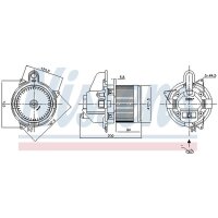 NISSENS 87502 Innenraumgebläse
