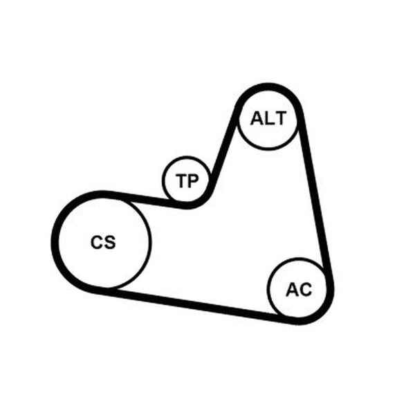 CONTINENTAL CTAM 6PK962K1 Keilrippenriemensatz