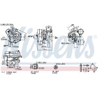 NISSENS 93070 Lader, Aufladung