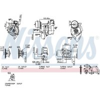 NISSENS 93156 Lader, Aufladung