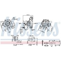 NISSENS 93233 Lader, Aufladung