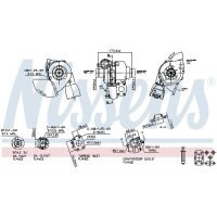 NISSENS 93257 Lader, Aufladung