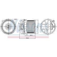 NISSENS 87351 Innenraumgebläse