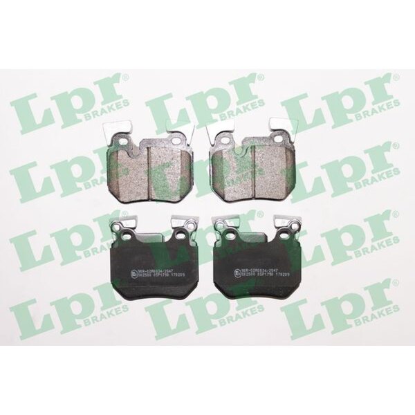 LPR 05P1790 Bremsbelagsatz, Scheibenbremse