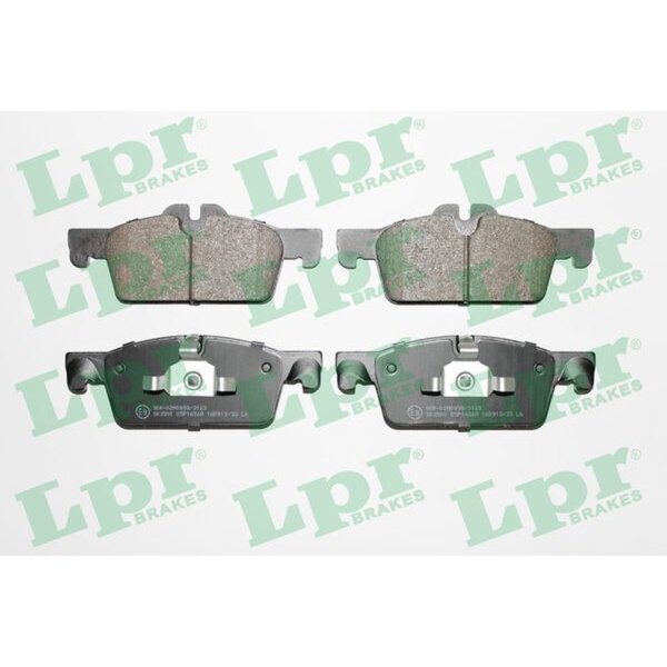 LPR 05P1626 Bremsbelagsatz, Scheibenbremse