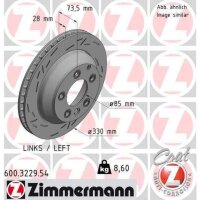 ZIMMERMANN 600.3229.54 Bremsscheibe