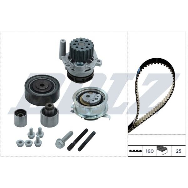 DOLZ KD100 Wasserpumpe + Zahnriemensatz