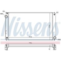 NISSENS 606635 Kühler, Motorkühlung