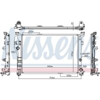 NISSENS 627044 Kühler, Motorkühlung