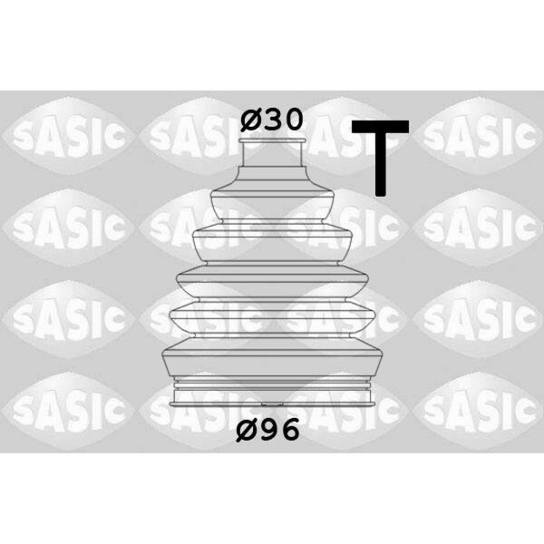 SASIC 1906071 Faltenbalgsatz, Antriebswelle